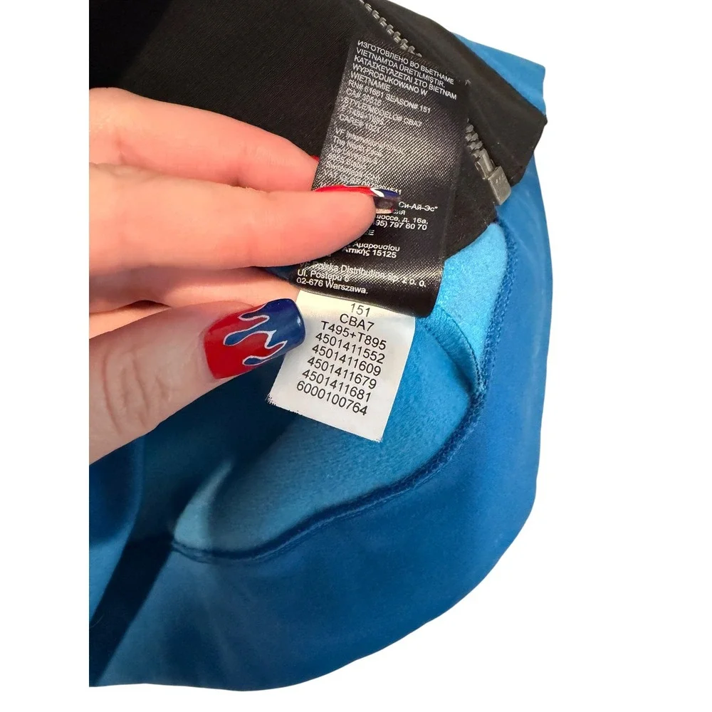 The North Face Kilowatt Jacket Mens Large Black Blue Mountain Athletics Hoodie